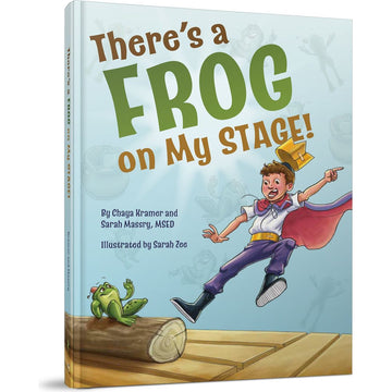 There's a Frog on My Stage front cover — Chaya Kramer, hardcover, published by Menucha Publishers