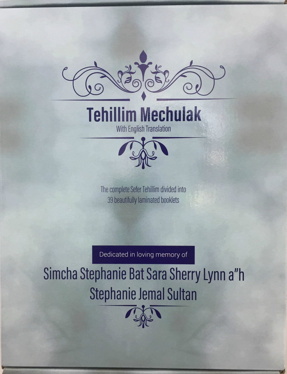 Large 9" x 12" H/E Tehillim Mechulak-- 39 vol.  (BKE-THML)