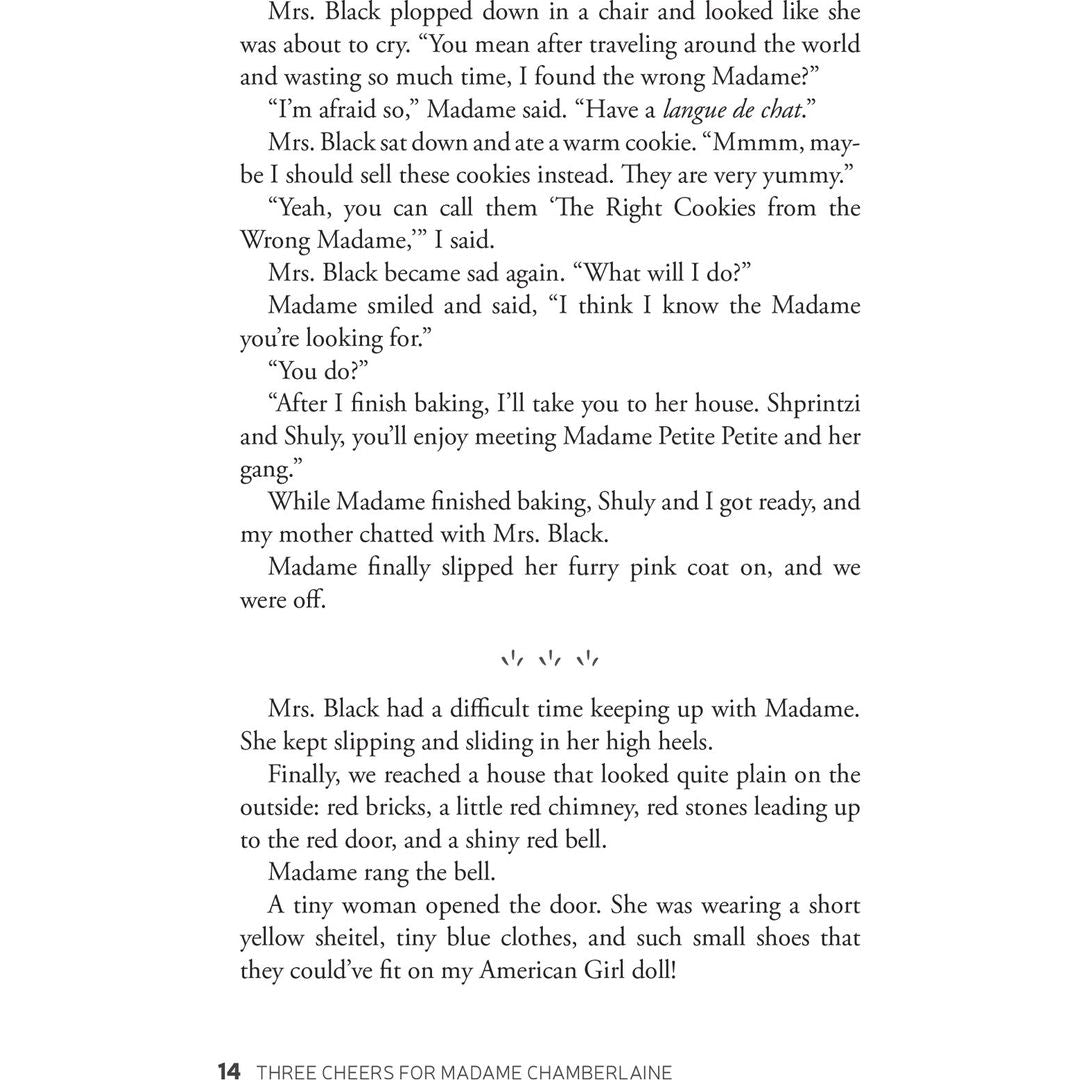 Three Cheers for Madame Chamberlaine: NOT AVAILABLE — Menucha Publishers | Judaica Square Lakewood