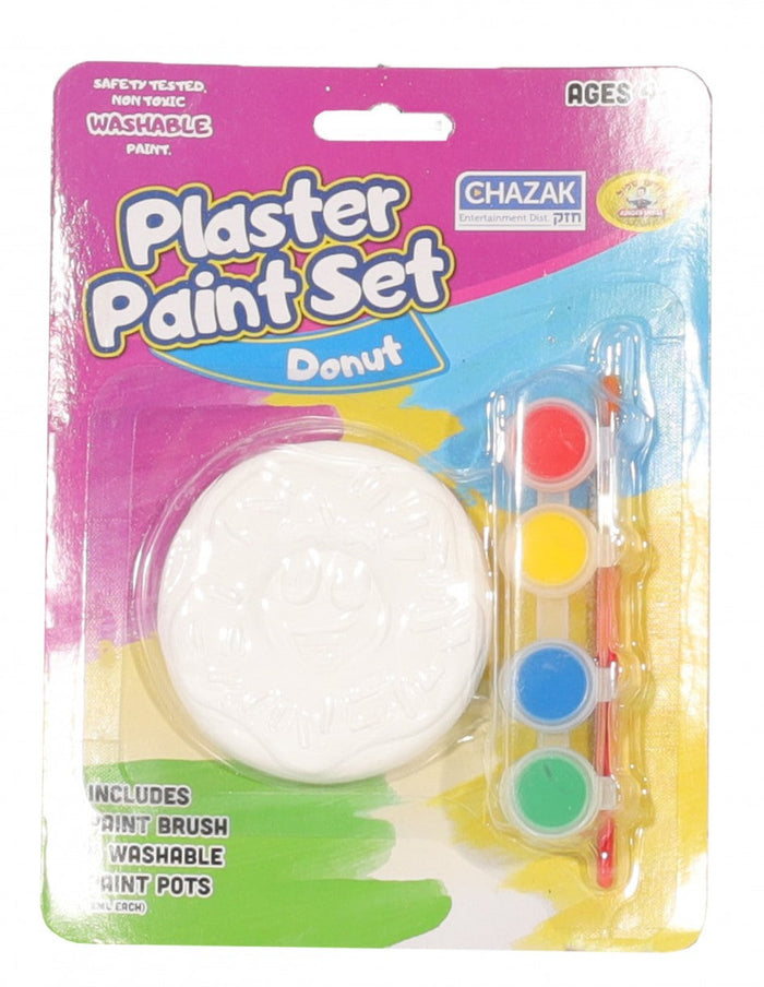 Plaster Paint Set Dounut — Craft Kit by BZ Kinder | Judaica Square Lakewood