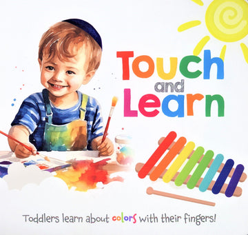 Touch and Learn - Board Book — English book front cover