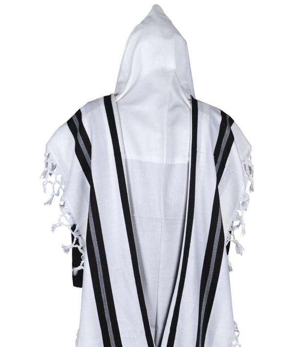 Genuine Tunisian-Turkish Wool Tallit - Shabbos Accessories