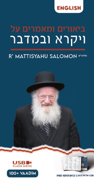 USB Audio cover art for Rav Mattisyahu Salomon Vaadim - Vayikra and Bamidbar USB by Rabbi Mattisyahu Salomon