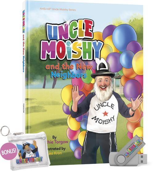 Uncle Moishy and the New Neighbors + The Friendship Album USB + FREE Tzedakah Pouch! — by Doni Gross Productions | Judaica