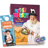 Uncle Moishy Pesach hardcover bundled with the same songs on USB plus a matching door hanger