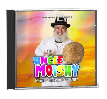 Audio CD of Uncle Moishy Pesach with Family and Friends, produced by Doni Gross Productions