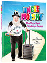 The Very Best Shabbos Guest, an Uncle Moishy hardcover of 36 pages by Perry Binet and Libby Lazewnik