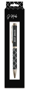 J Marks Best Shver Pen — Gift Pen by J Marks | Judaica Square Lakewood
