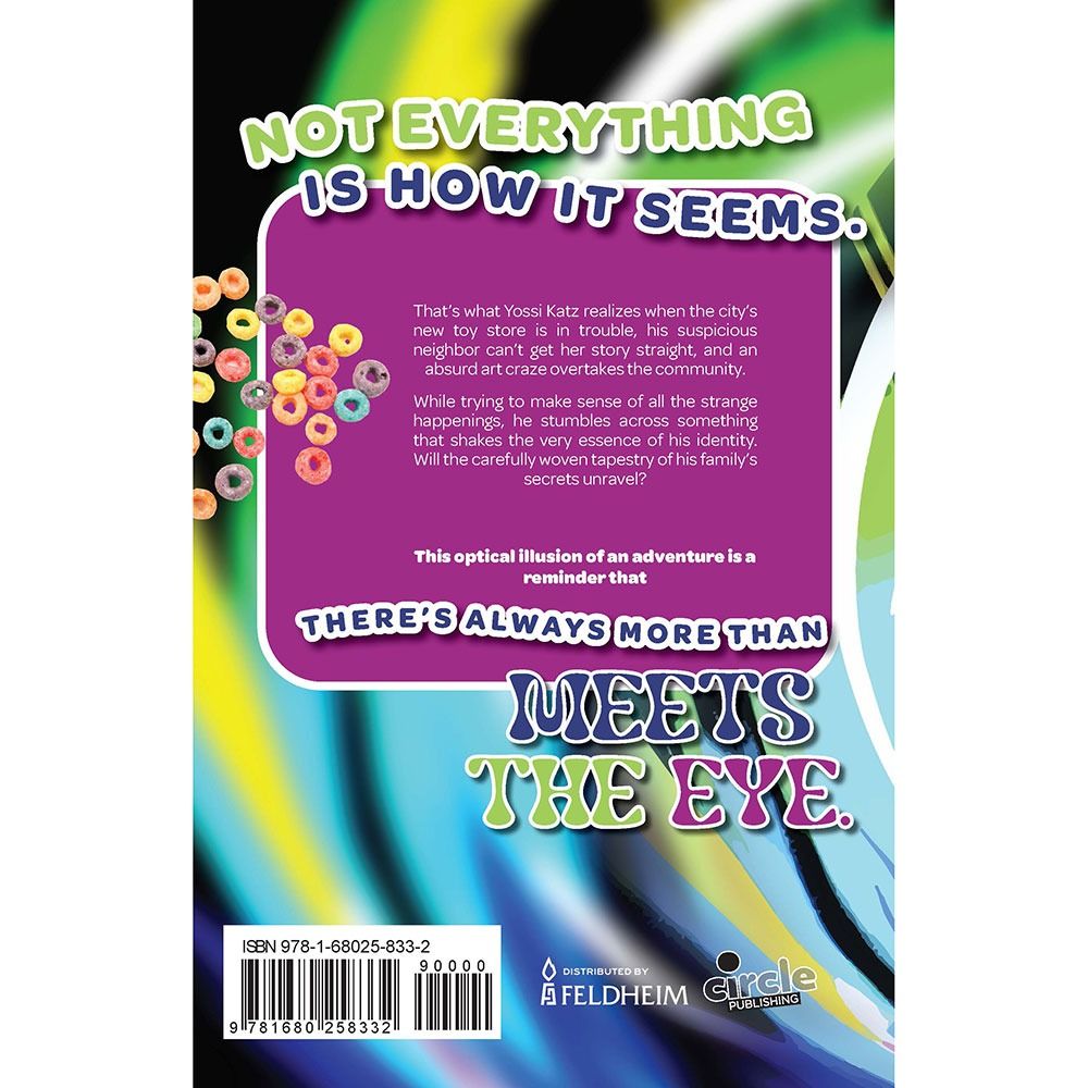 Back cover of Made You Look by Rochel Burstyn, with the summary and barcode
