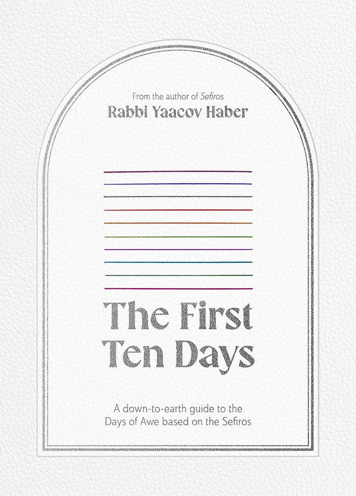Front cover of The First Ten Days by Rabbi Yaacov Haber, white pocket-size paperback