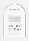 Front cover of The First Ten Days by Rabbi Yaacov Haber, white pocket-size paperback