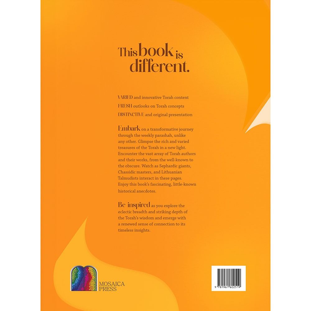 Back cover of Rabbi Elchanan Shoff on the Parashah, Bereishis by Rabbi Elchanan Shoff, with the summary and barcode