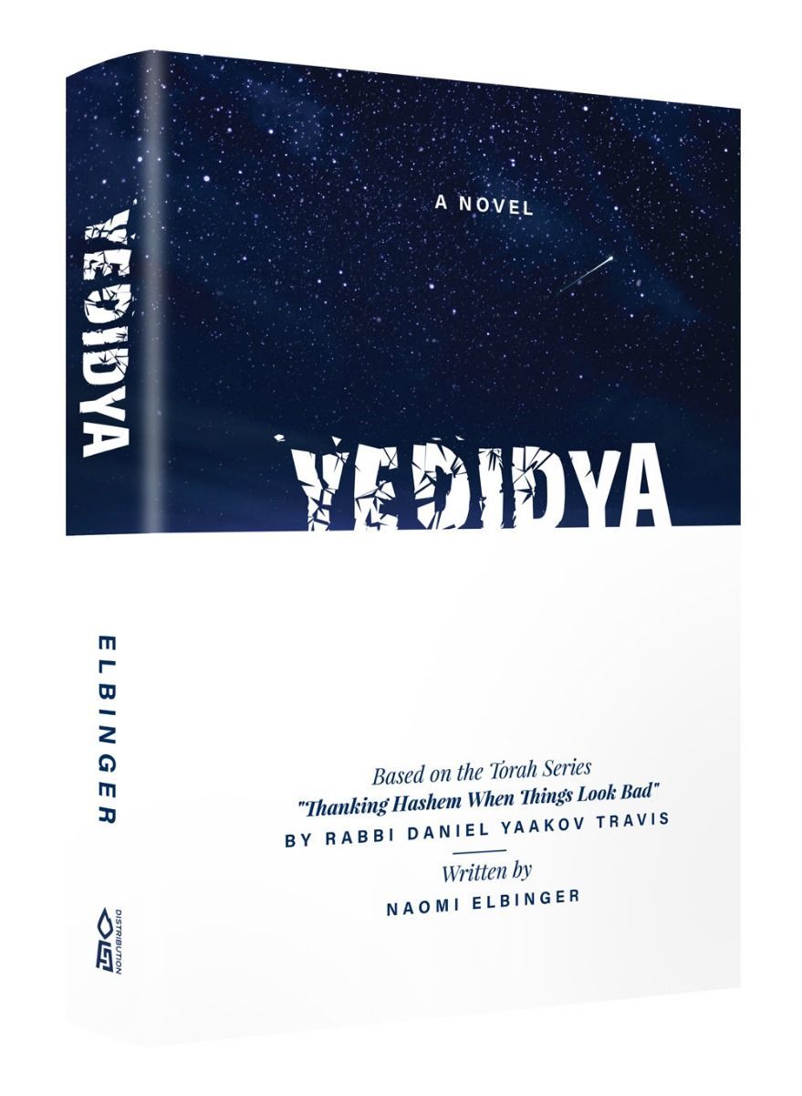 3D view of Yedidya by Rabbi Daniel Yaakov Travis, Naomi Elbinger, paperback edition — alternate angle