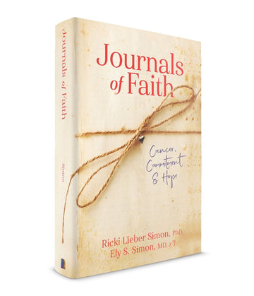 Journals of Faith: Cancer, Commitment & Hope — front cover Hard Cover | Judaica Square Lakewood
