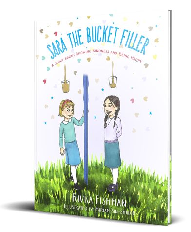 Sara the Bucket Filler — front cover hardcover | Judaica Square Lakewood