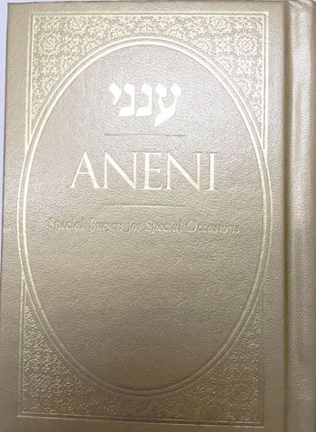 Aneni Simcha Edition, Gold — front cover hardcover | Judaica Square Lakewood