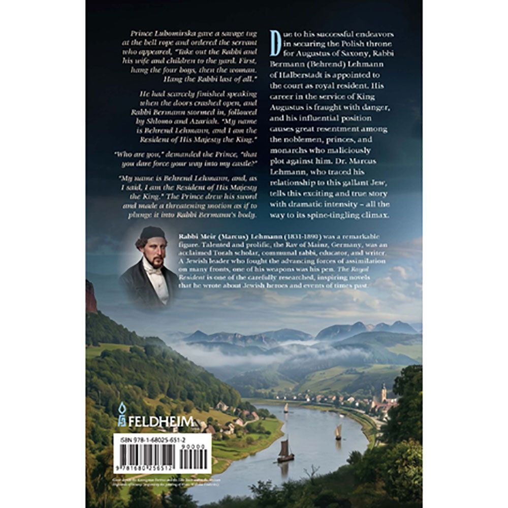 The Royal Resident — back cover | Judaica Square Lakewood