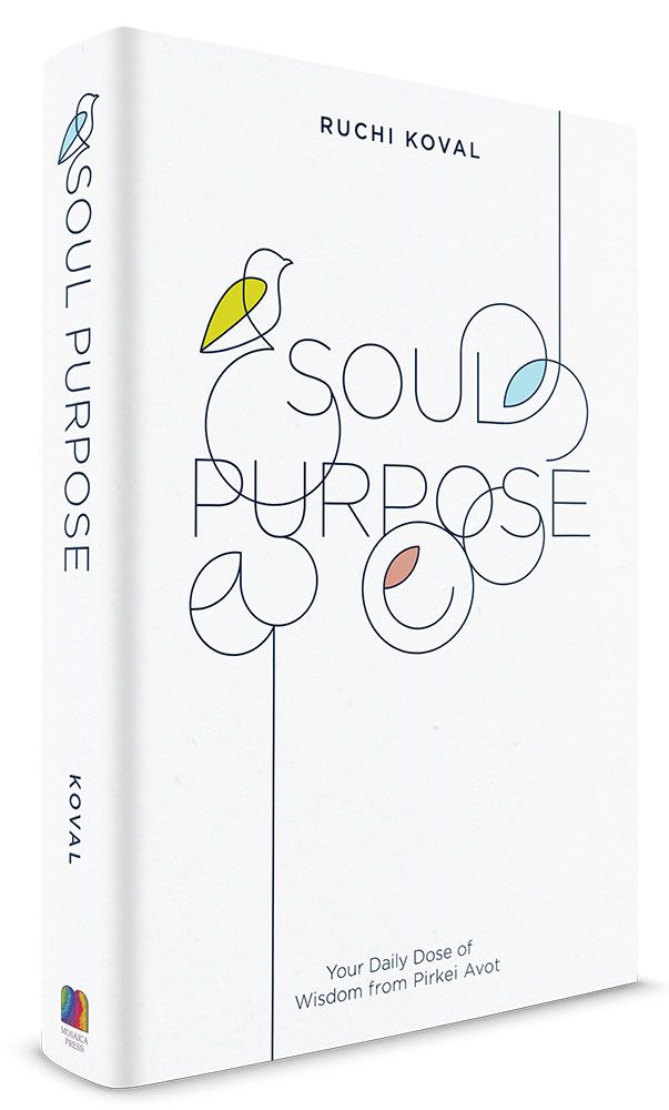 3D view of Soul Purpose by Ruchi Koval, hardcover edition