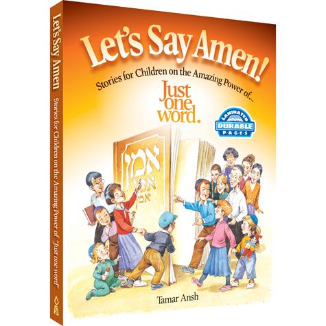Let's Say Amen! (Hard,laminated pages) — front cover hardcover | Judaica Square Lakewood