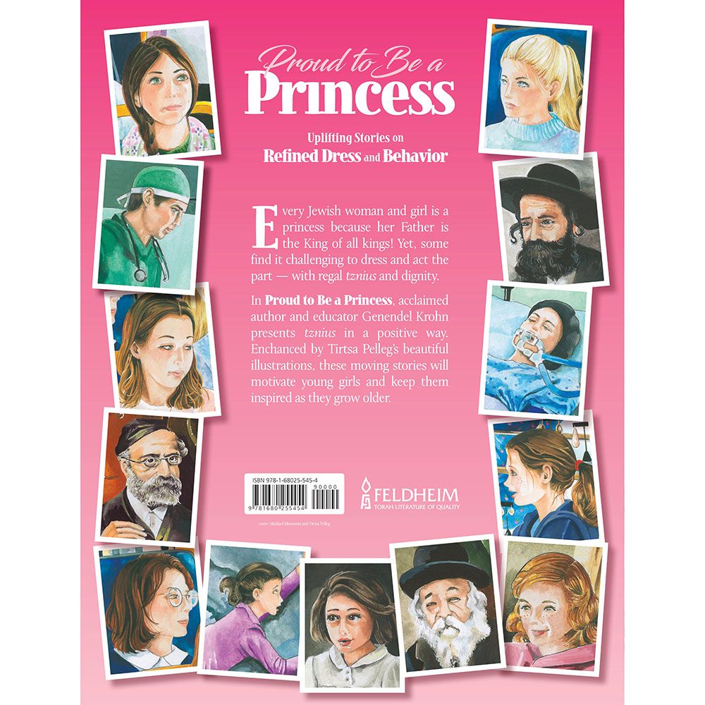 Back cover of Proud to Be a Princess: Uplifting Stories on Refined Dress and Behavior, with the summary and barcode