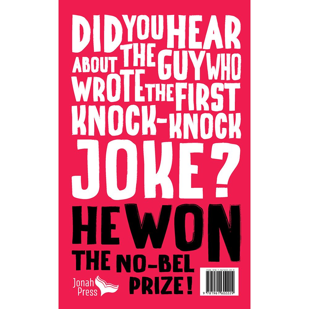 Back cover of 999 Knock Knock Jokes by Eli Gurfein, with the summary and barcode