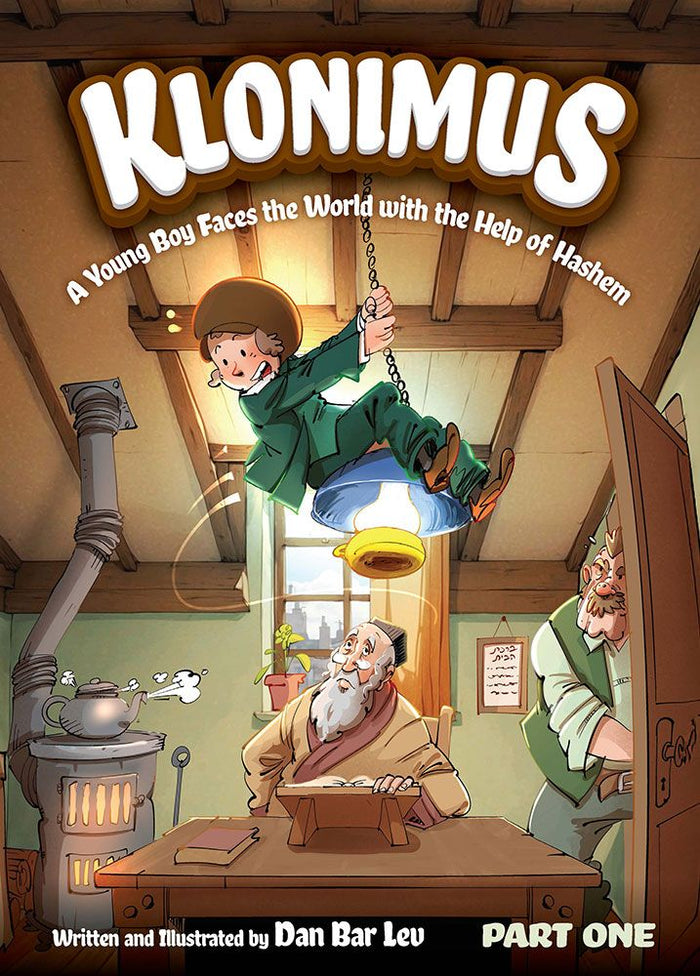 Klonimus, Part 1 (Comics) — front cover hardcover | Judaica Square Lakewood