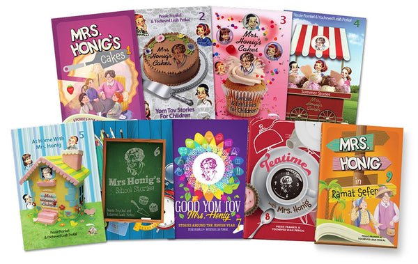 Mrs. Honig's Cakes Series — front cover Hardcover | Judaica Square Lakewood