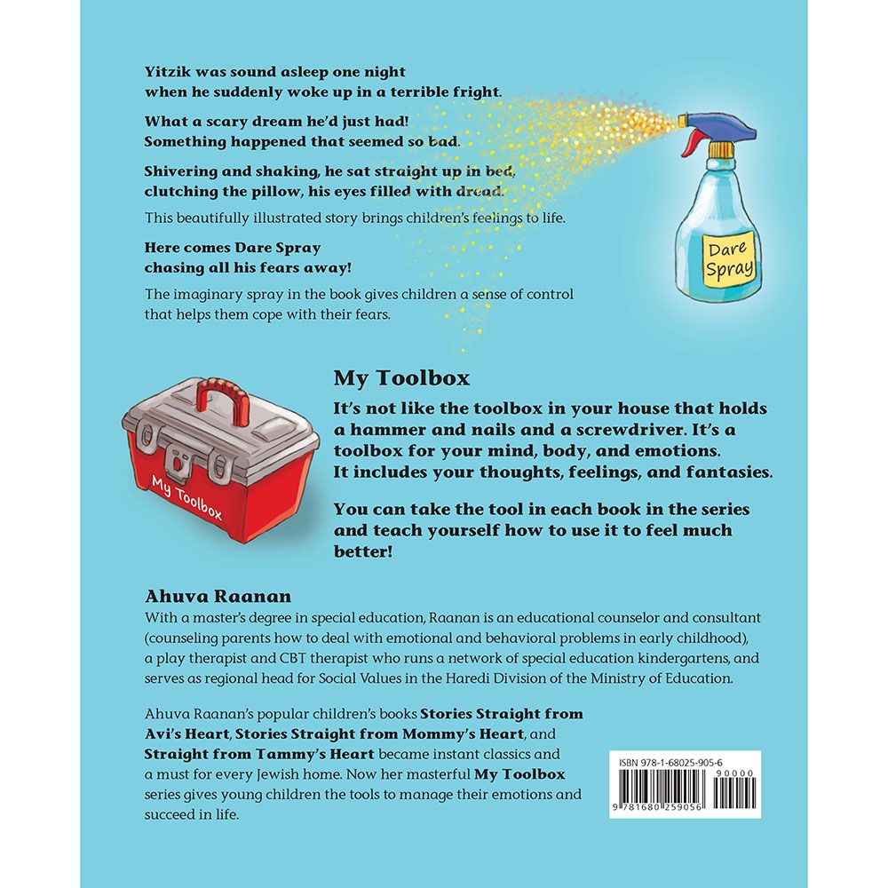 Back cover of If It's Not Real, It's No Big Deal (Blue) by Ahuva Raanan, with the summary and barcode