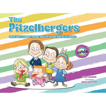 The Pitzelbergers — front cover hardcover | Judaica Square Lakewood