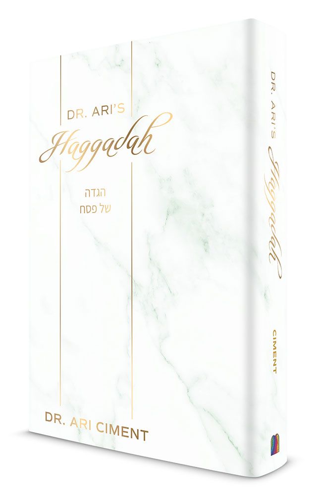 3D view of Dr. Ari's Haggadah by Ari Judah Ciment, MD, FCCP, hardcover edition