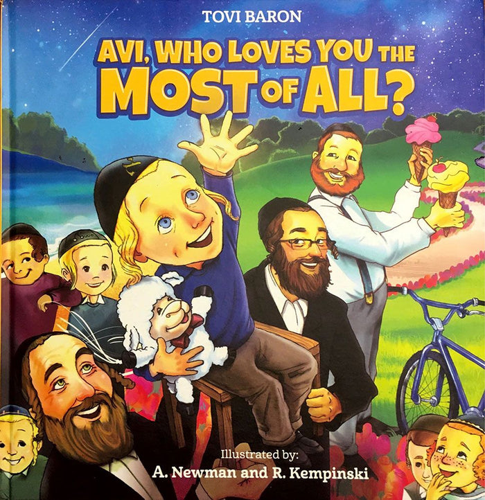 Avi,Who Loves You Most of All? — front cover hardcover | Judaica Square Lakewood