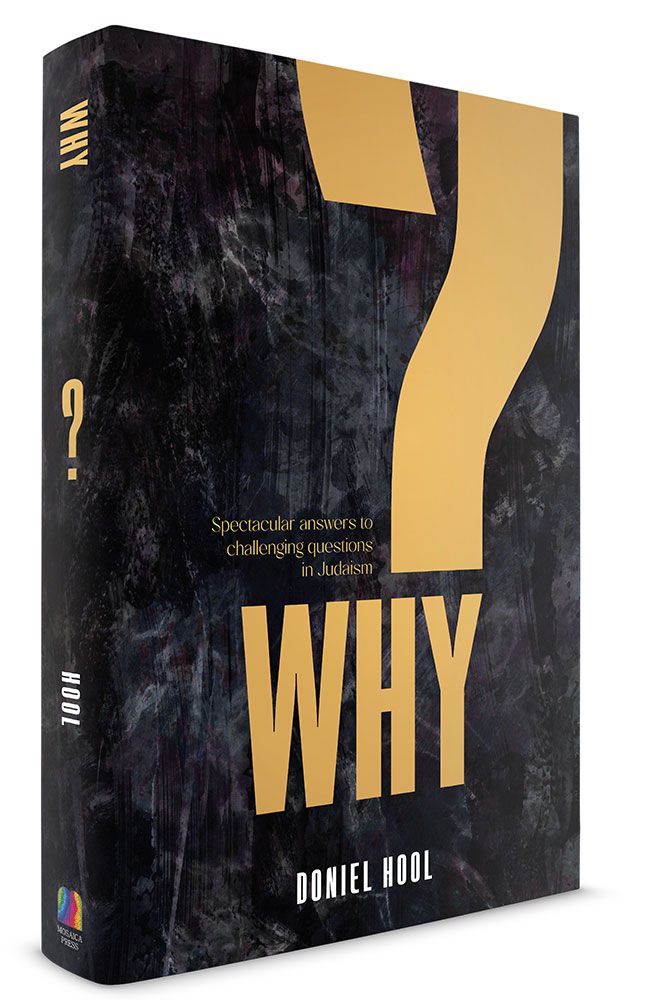 3D view of Why? by Doniel Hool, hardcover edition