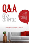 Q & A with Rifka Schonfeld (hard) — front cover hardcover | Judaica Square Lakewood