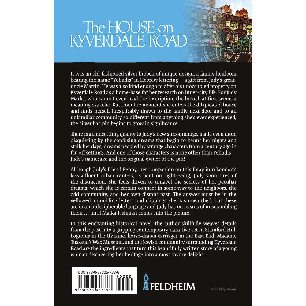 The House on Kyverdale Road — back cover Softcover | Judaica Square Lakewood