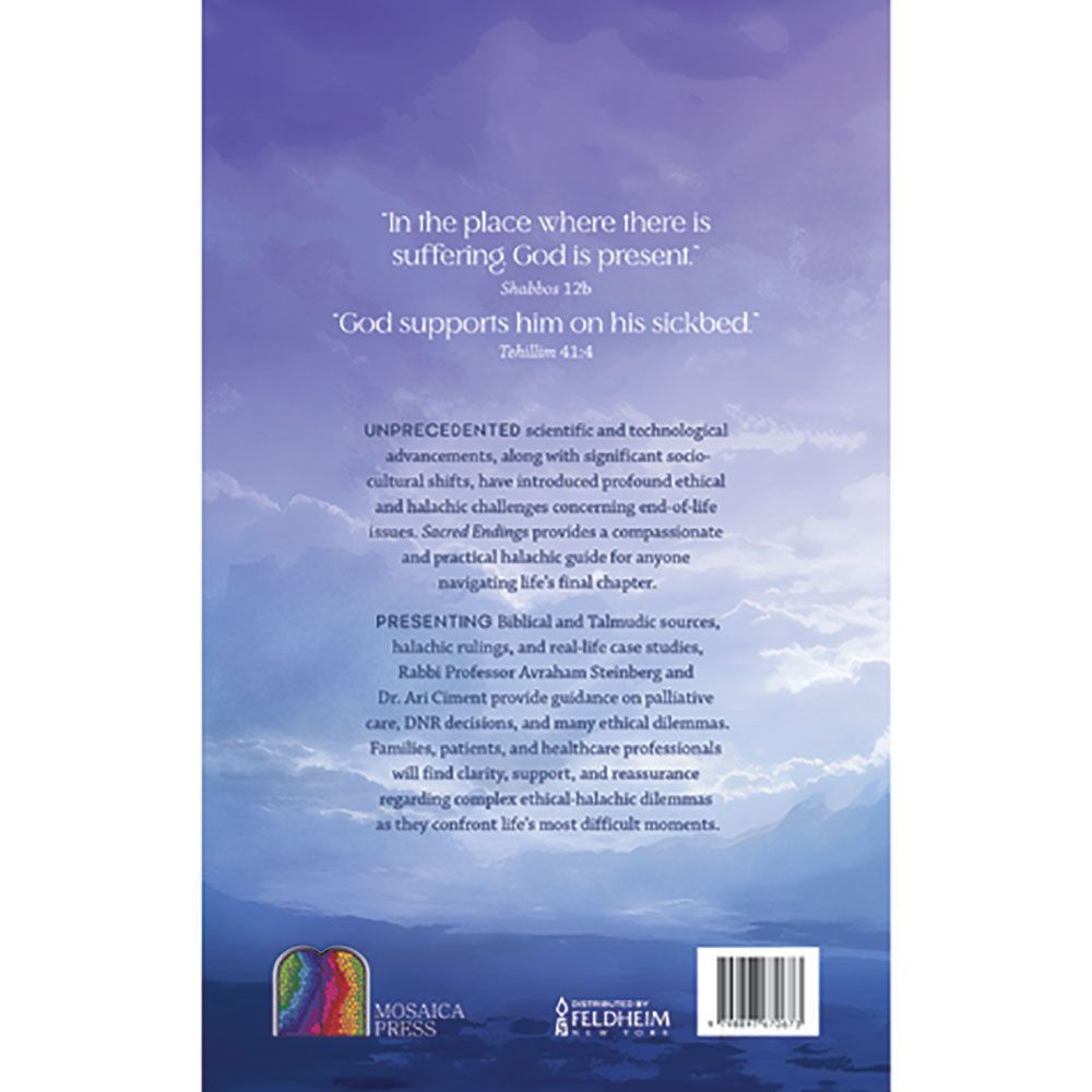 Sacred Endings: Halachic Rulings on End-of-Life Care additional cover view