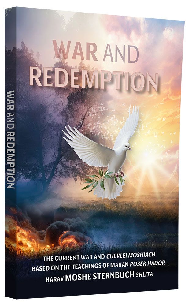 3D view of War and Redemption by HaRav Moshe Sternbuch, shlita, paperback edition