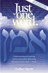 Just One Word — front cover hardcover | Judaica Square Lakewood