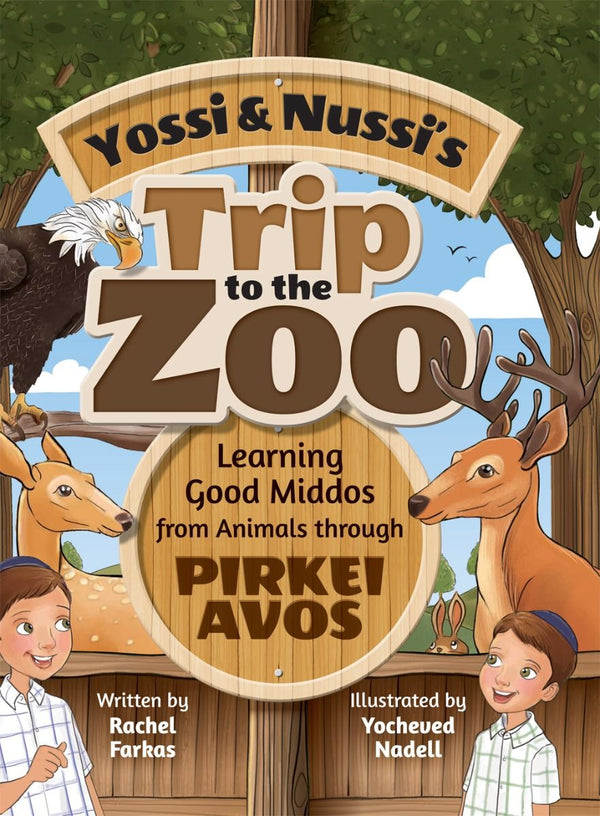 Yossi and Nussi's Trip to the Zoo — cover | Judaica Square Lakewood