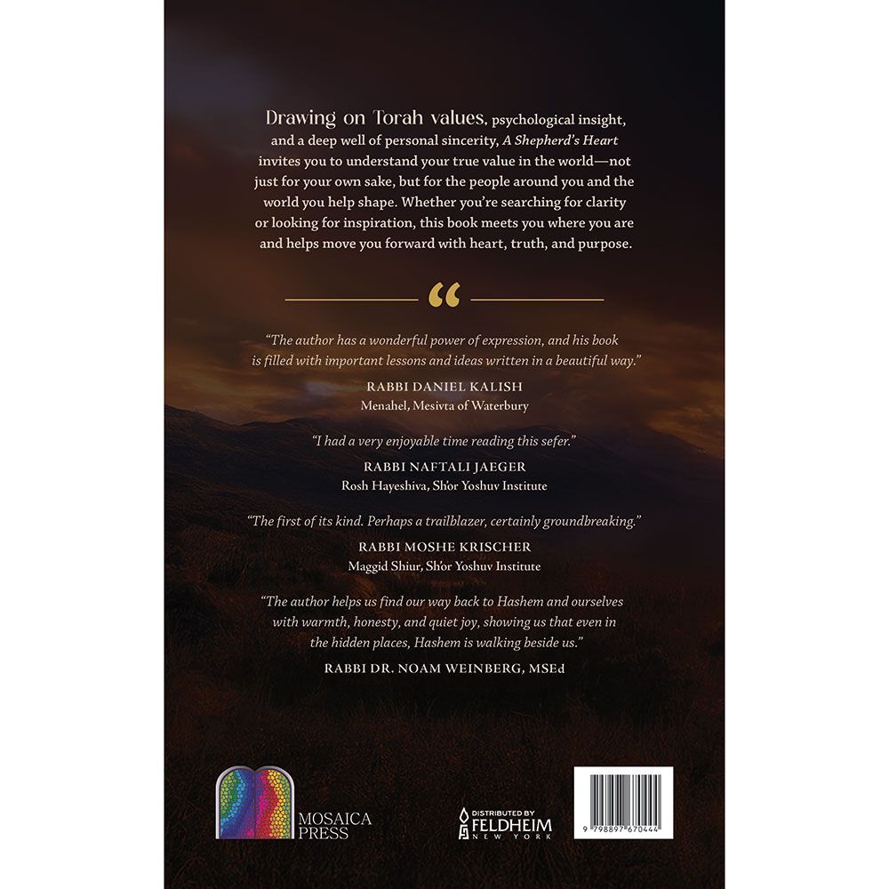 A Sheperd's Heart — front cover | Judaica Square Lakewood