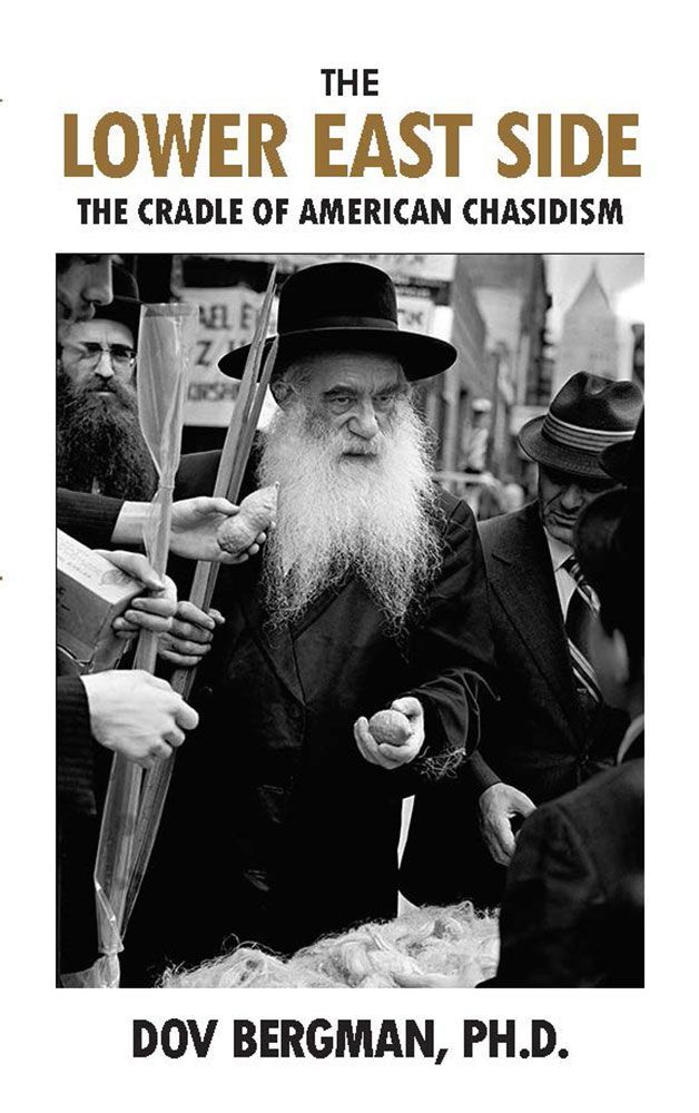 Front cover of The Lower East Side by Dov Bergman, showing the book's title over a historic street scene