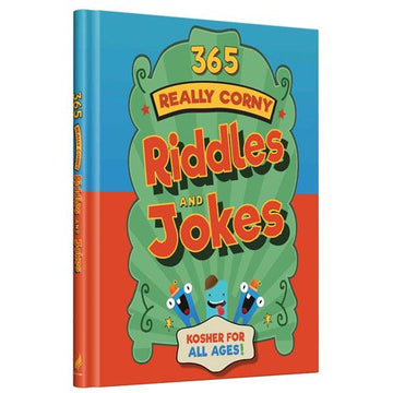 365 Corny Riddles and Jokes (hard) — front cover hardcover | Judaica Square Lakewood