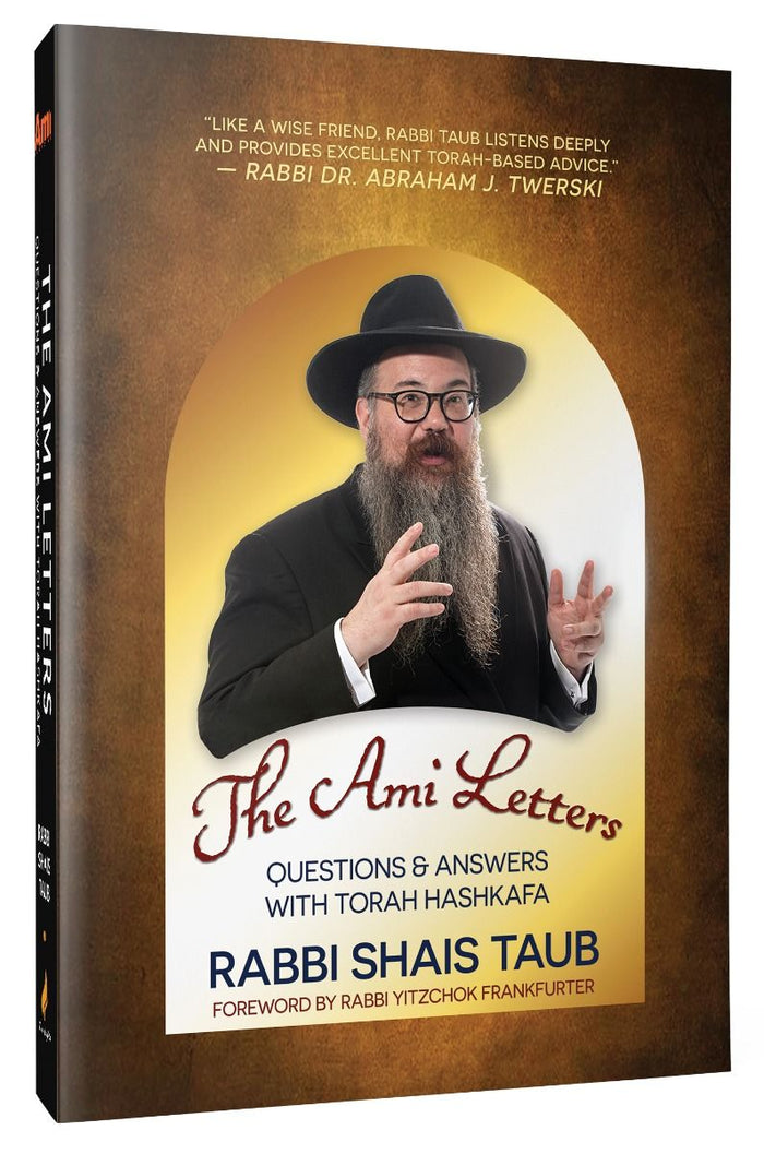 Front cover of The Ami Letters by Rabbi Shais Taub, hardcover edition