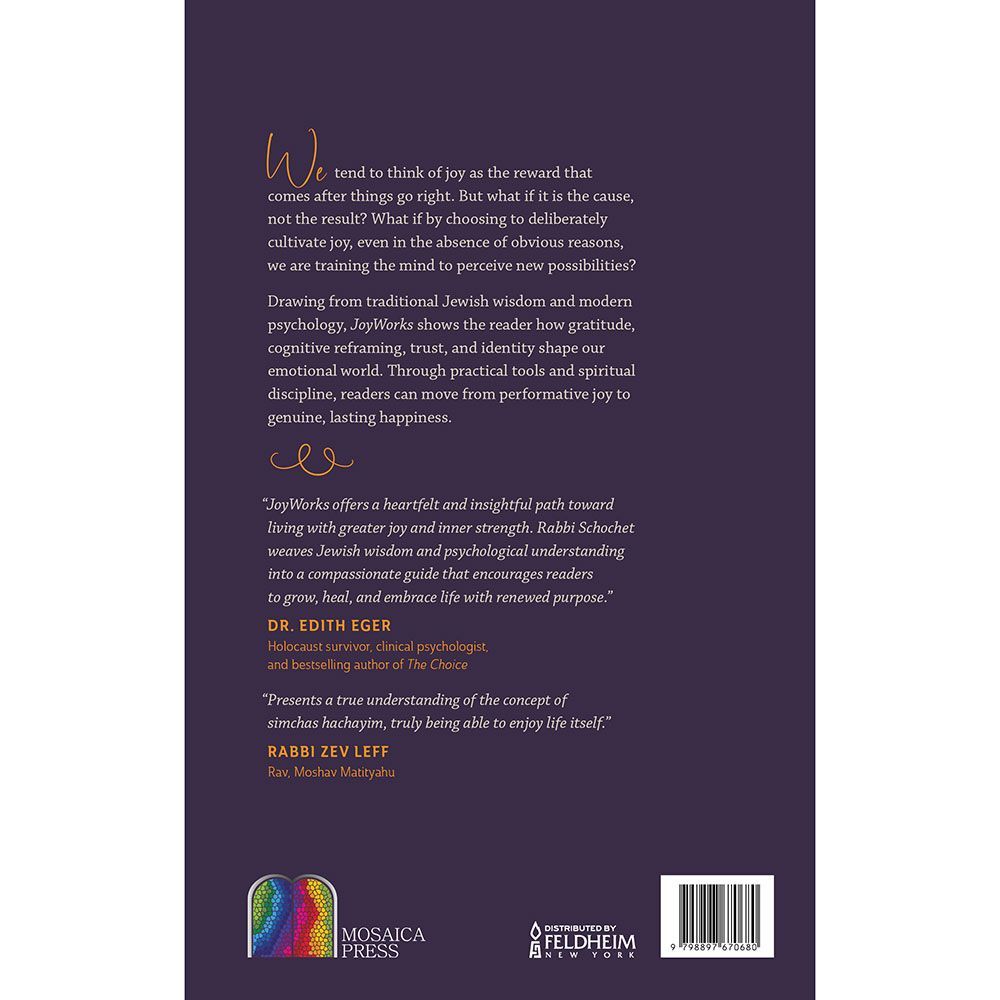 JoyWorks — front cover | Judaica Square Lakewood