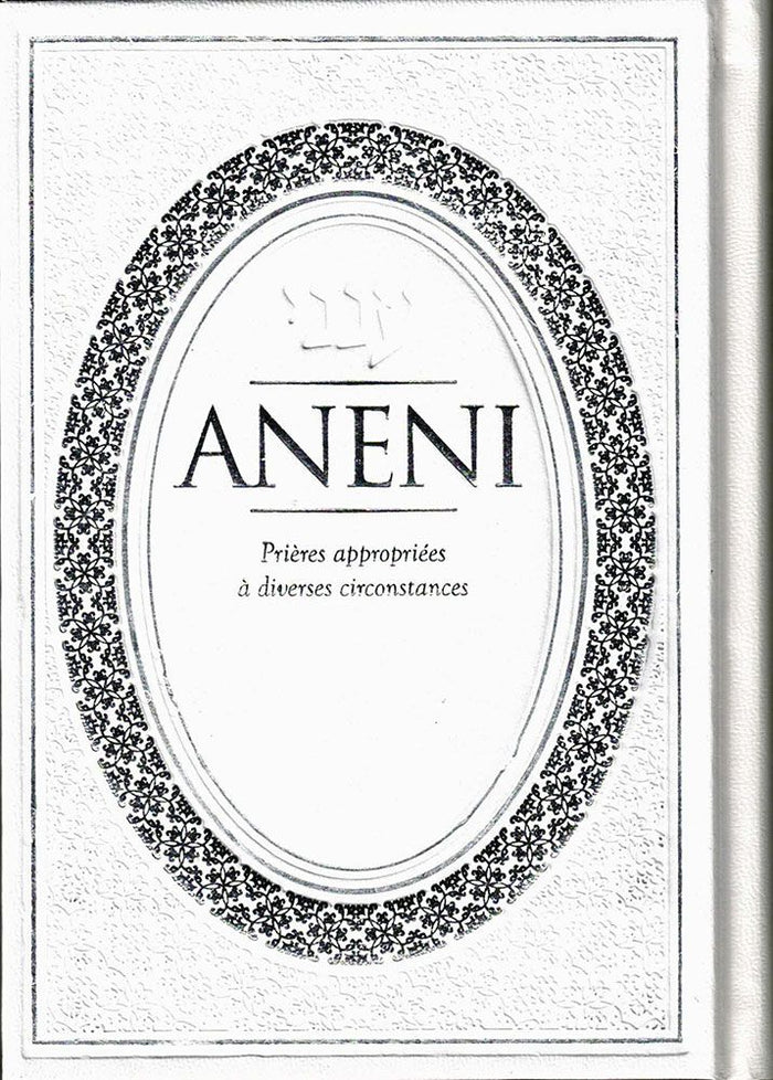 French Ed. - Aneni (hc) — cover | Judaica Square Lakewood