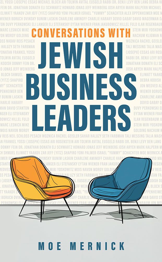 Conversations w/Jewish Business Leaders — front cover hardcover | Judaica Square Lakewood
