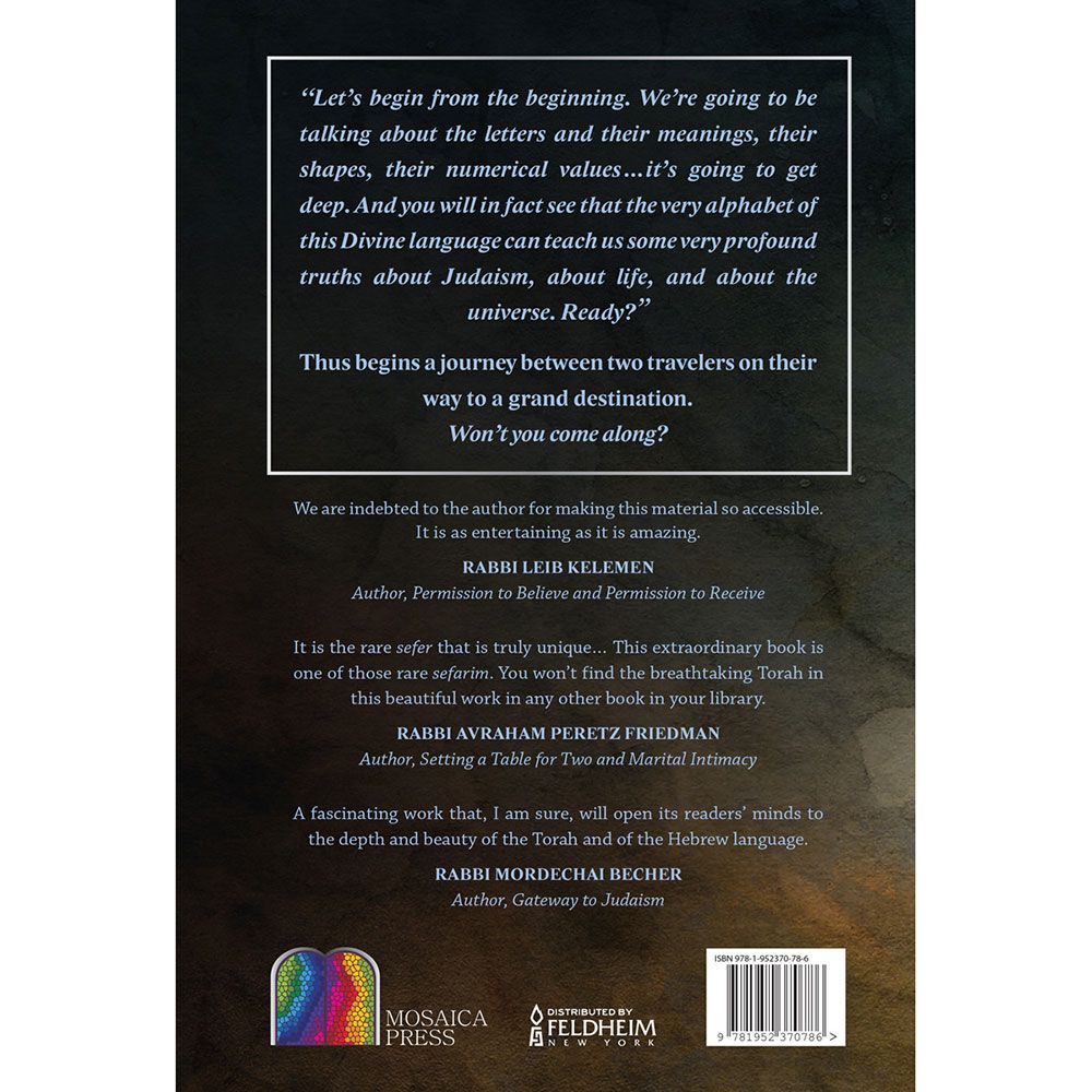 Back cover of The First Ten Letters: Secrets of the Universe Hiding in Plain Sight, with the summary and barcode