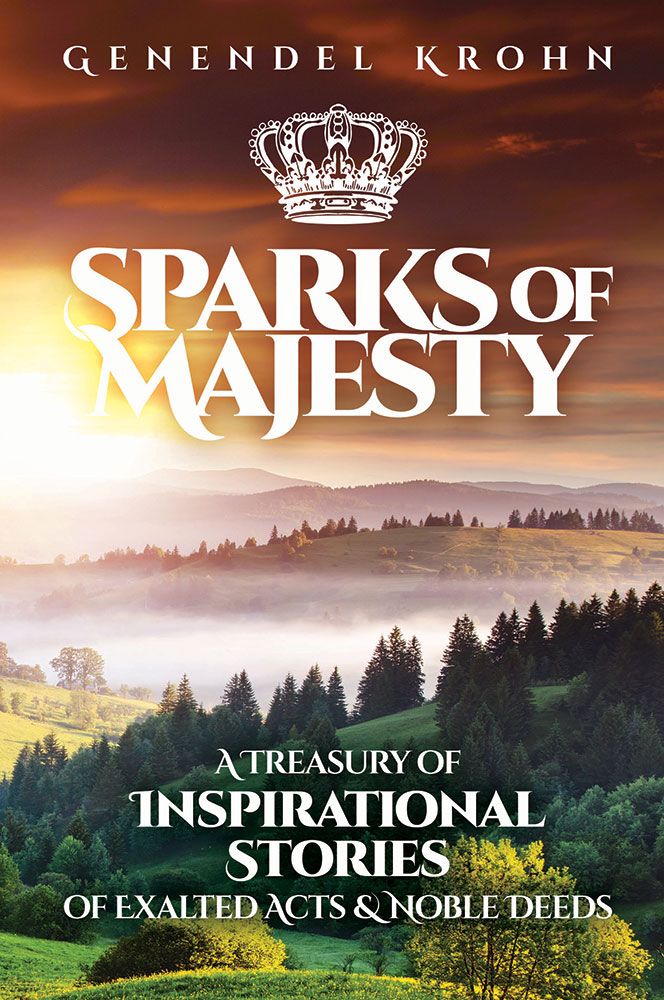 Sparks of Majesty — front cover hardcover | Judaica Square Lakewood