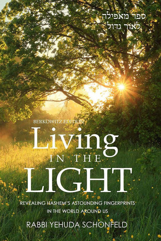 Living in the Light — front cover | Judaica Square Lakewood