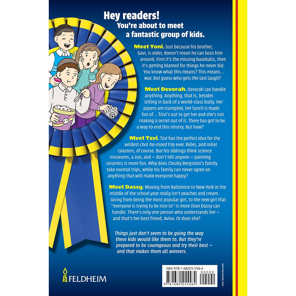 Back cover of You're a Winner! by R. Drew, with the summary and barcode