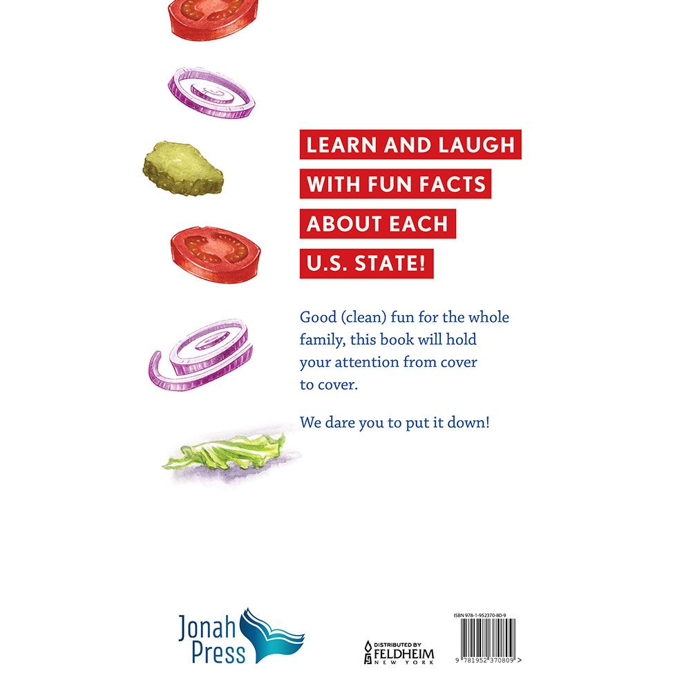 Back cover of 999 Fun Facts About the USA by L. Patz, with the summary and barcode